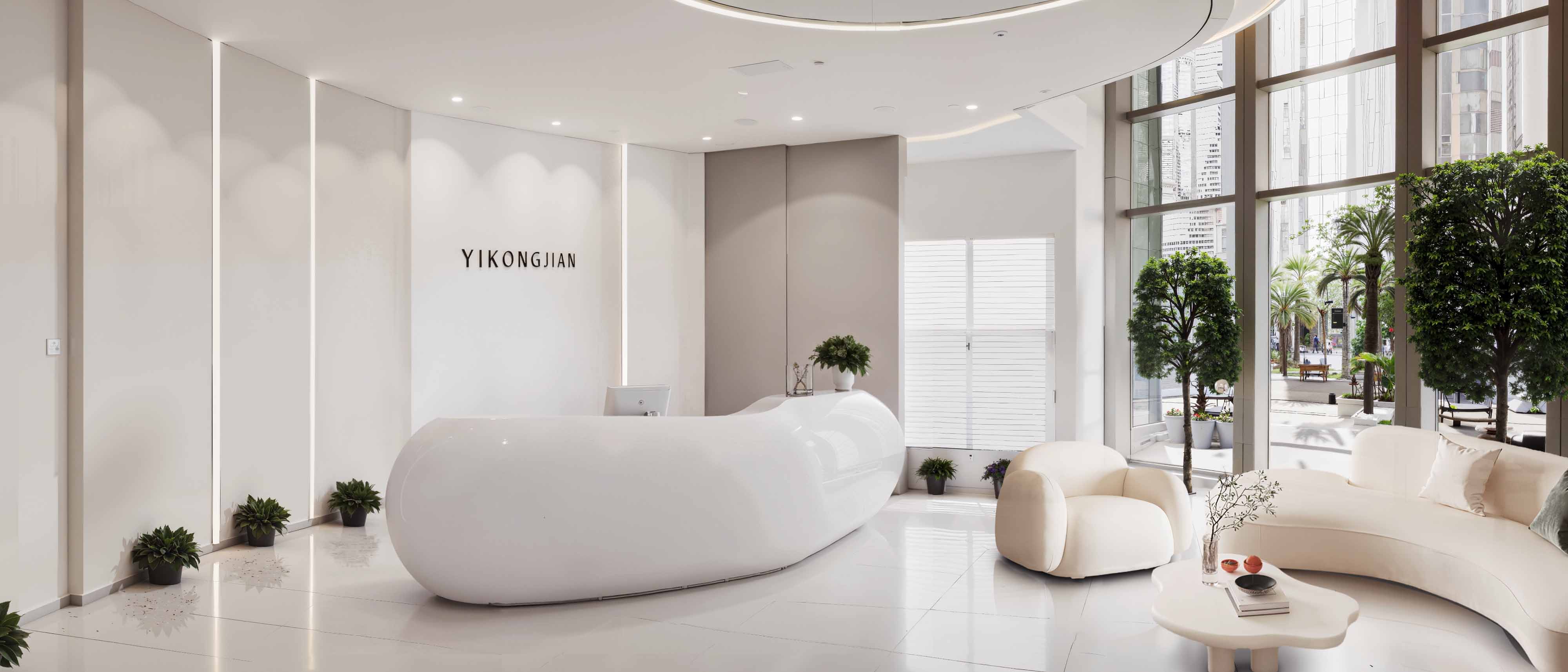 美容院現(xiàn)代簡(jiǎn)約裝修風(fēng)格